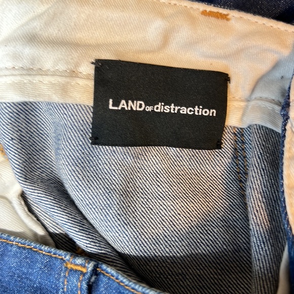 Land of Distraction Bruce High Rise Flare Bottom Retro Jeans - Picture 12 of 16